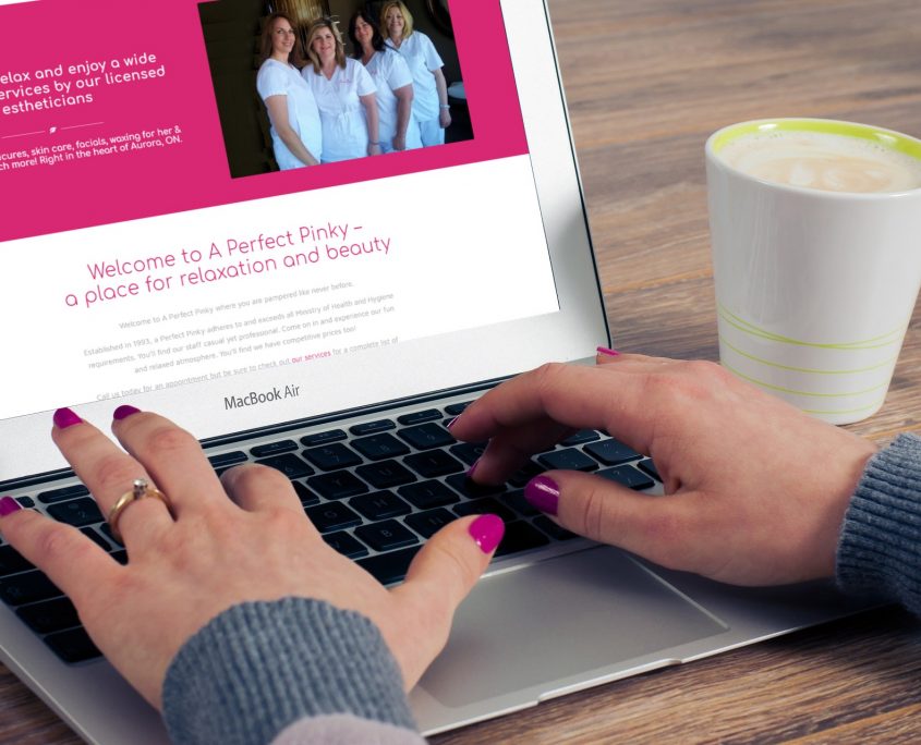 A Perfect Pinky - Social Media Marketing Newmarket by Rosewood VA