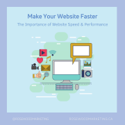Graphic of "How to make your website faster"
