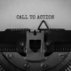 Typewriter which has written "call to action" on a page